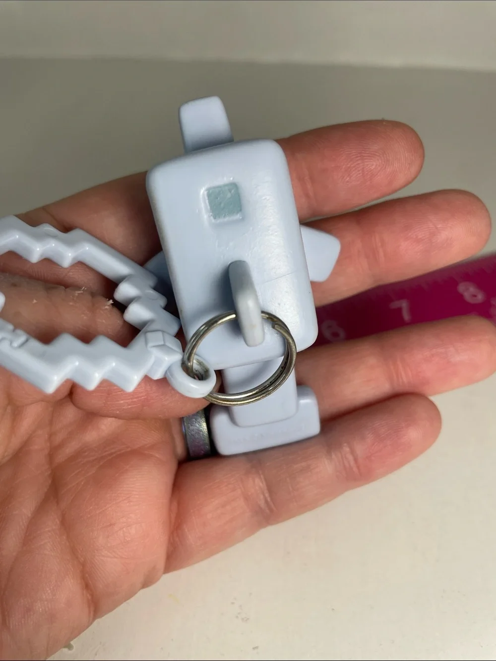 Minecraft Dolphin Bag Clip Keychain Accessory